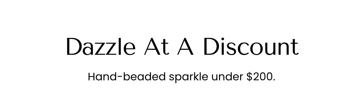 Dazzle At A Discount