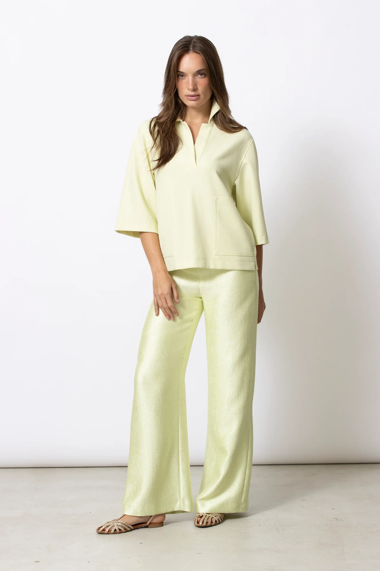 Image of RIANA fluogele broek