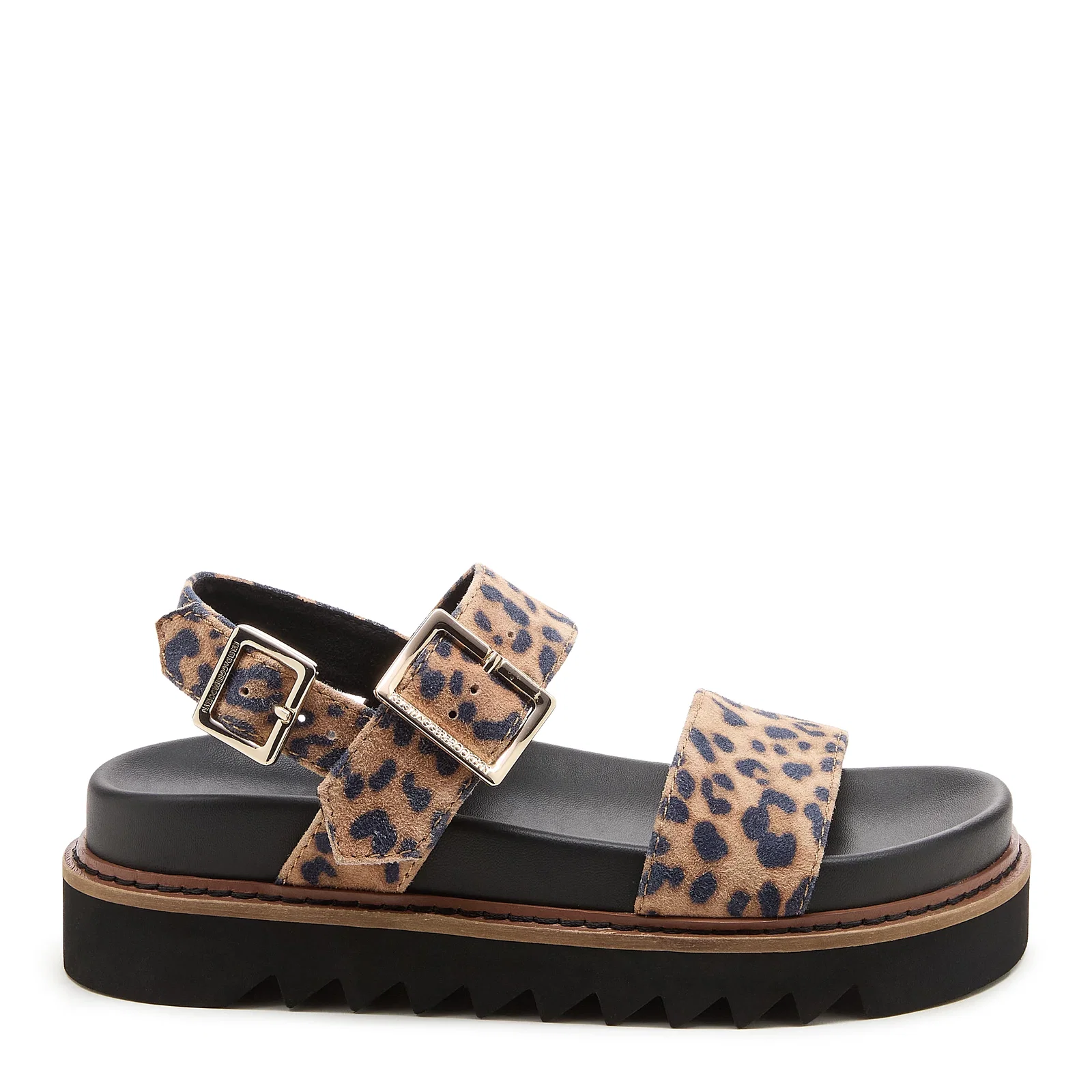 Image of Kel Leopard Platform Sandals