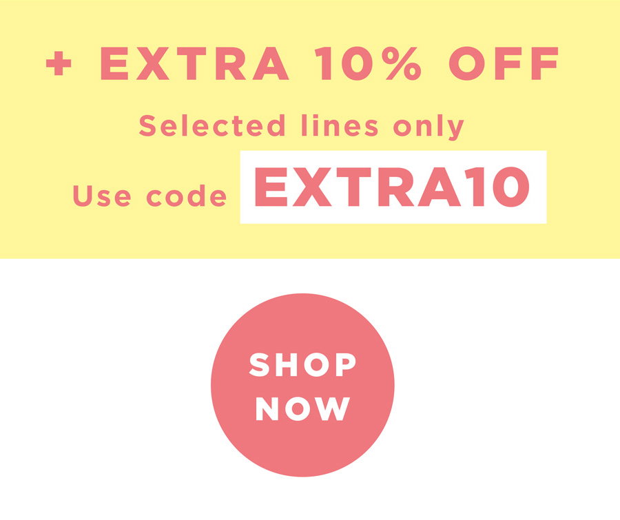 Extra 10% with code EXTRA10