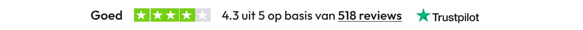 4.2 uit 5 sterren, Trustpilot 