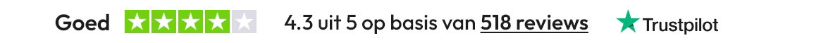 4.2 uit 5 sterren, Trustpilot 