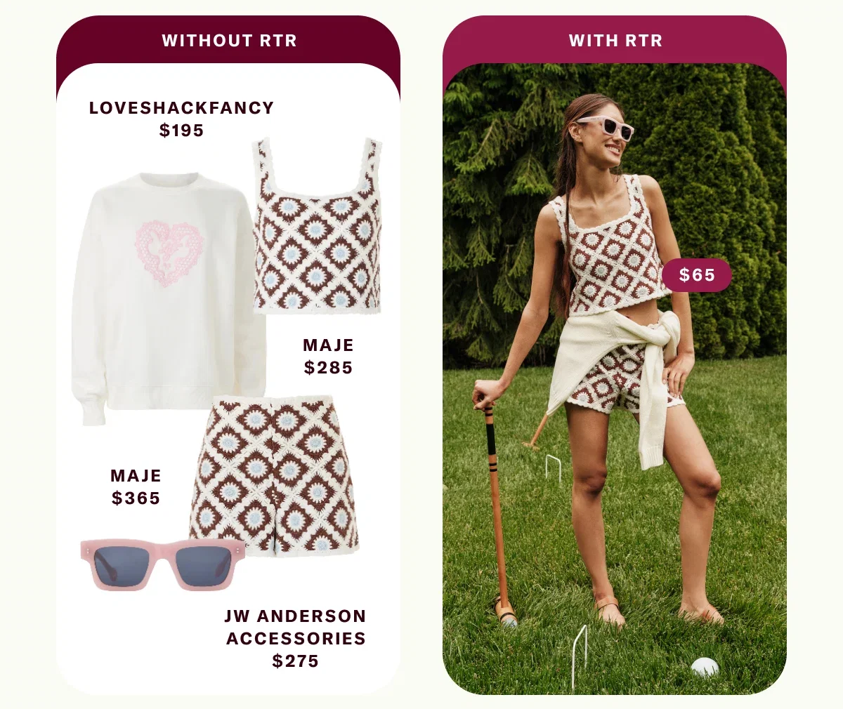 LoveShackFancy, Maje, JW Anderson Accessories