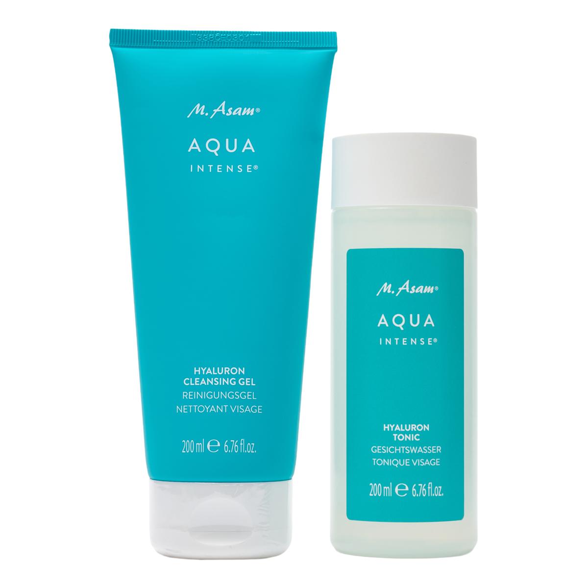 M. Asam Aqua Intense Cleansing Gel and Hyaluron Tonic