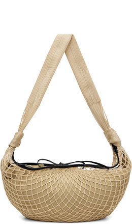 Beige Croissant Filt Bag - LEMAIRE