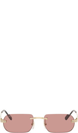 Gold Exception 'Première de Cartier' Sunglasses - Cartier