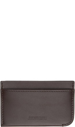 Brown 'Le Porte Curvo' Card Holder - JACQUEMUS
