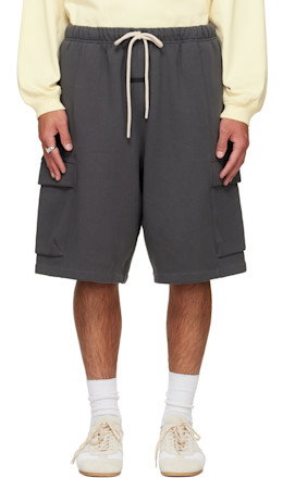 Gray Cargo Basketball Shorts - Fear of God ESSENTIALS
