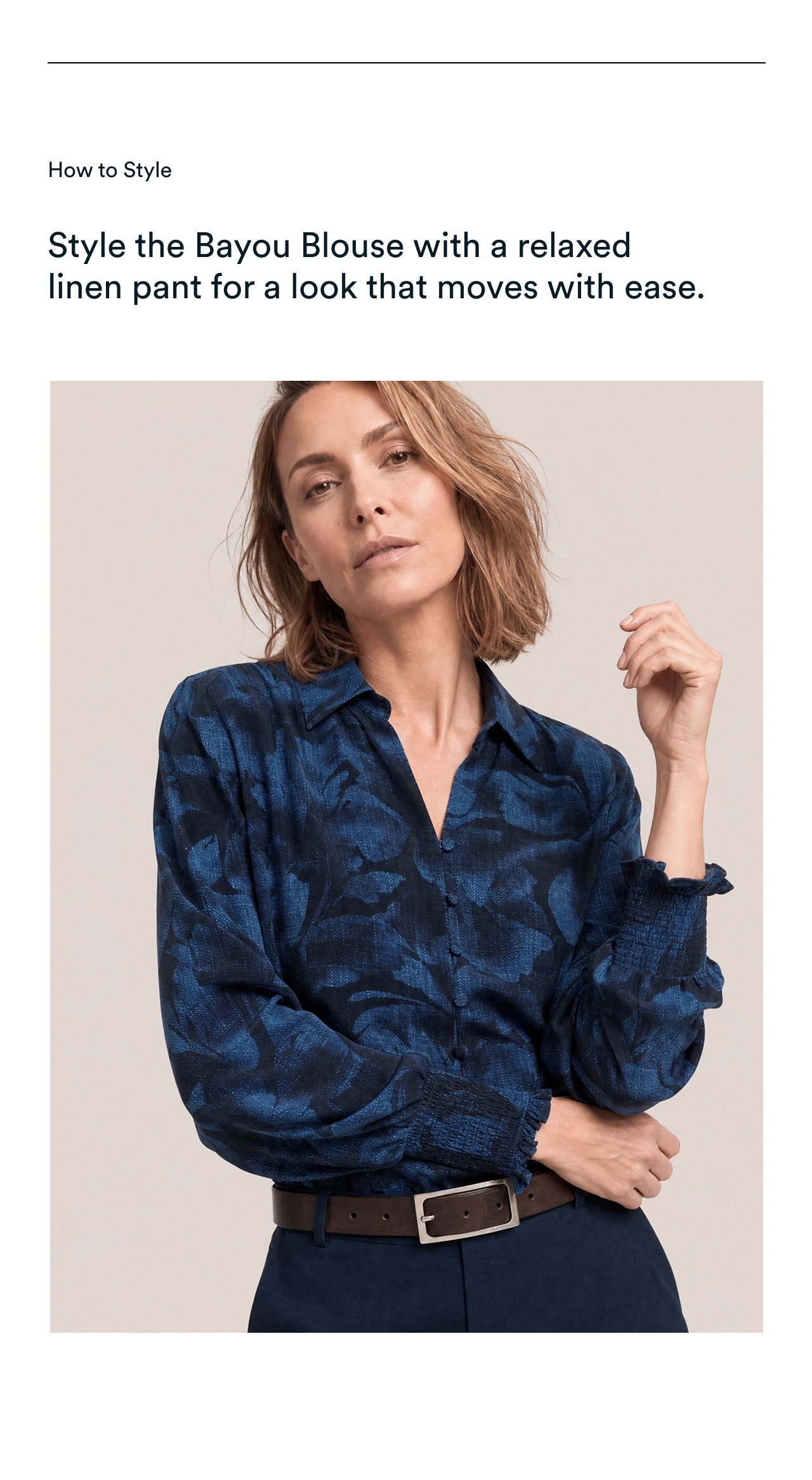 Style the Bayou Blouse