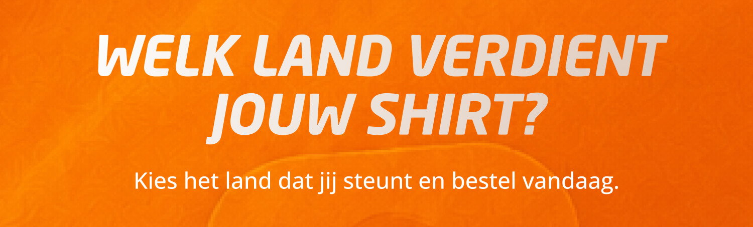 Welk land verdient jouw shirt?