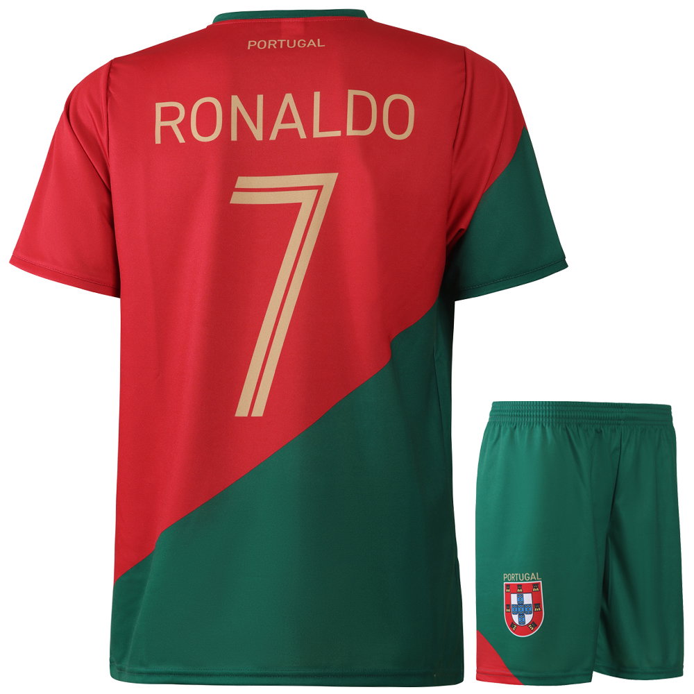 Image of Ronaldo Portugal Voetbaltenue Thuis - Kind en Volwassenen