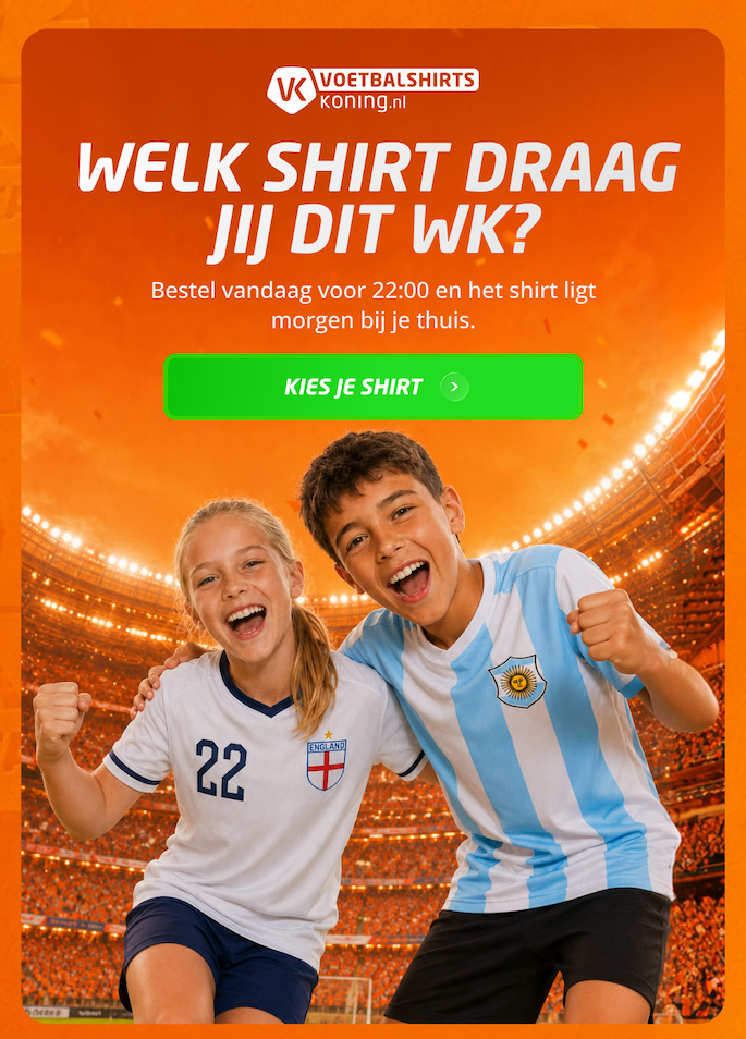 Welk shirt draag jij dit WK?
