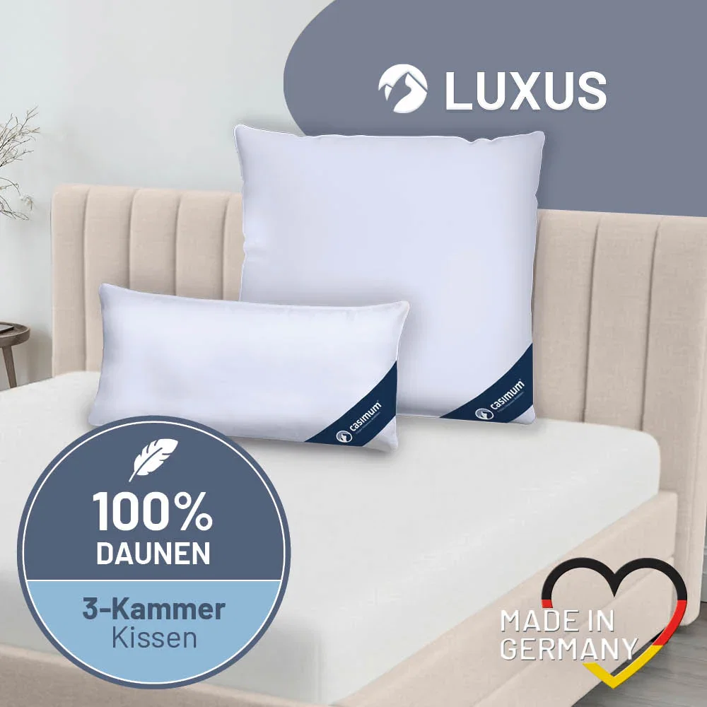 Image of 3-Kammer-Daunenkissen »LUXUS« – 100% Daunen (Außen)