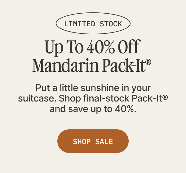 40% Off Pack-It Mandarin
