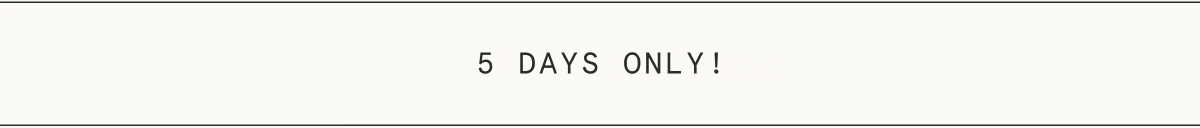 5 DAYS ONLY! SUBSCRIBE TO 2+ PRODUCTS & SAVE 15% ON 3 DELIVERIES