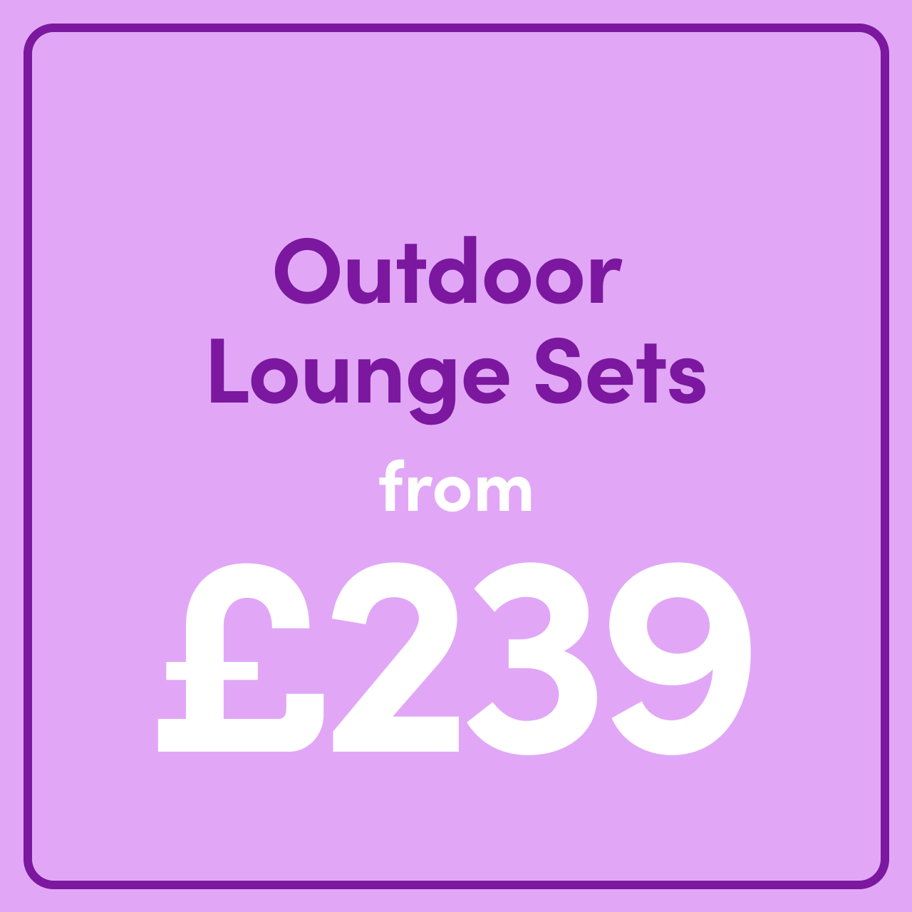 Outdoor Lounge Sets