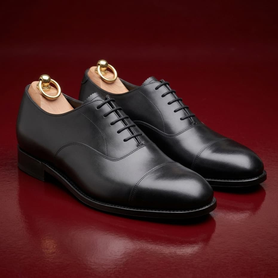 Herring Knightsbridge black Oxford shoes