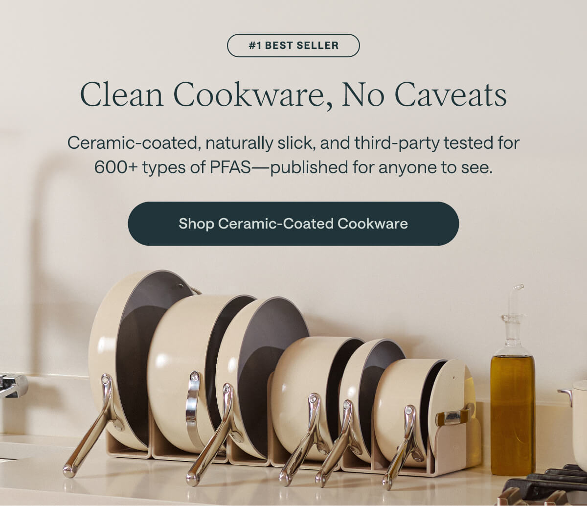 Clean Cookware, No Caveats | Shop Ceramic-Coated Cookware