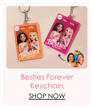 Besties Forever Keychain