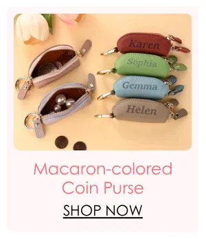 Macaron-colored Coin Purse