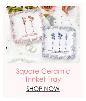 Square Ceramic Trinket Tray