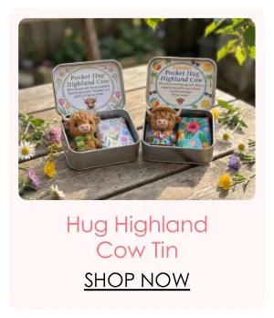 Hug Highland Cow Tin
