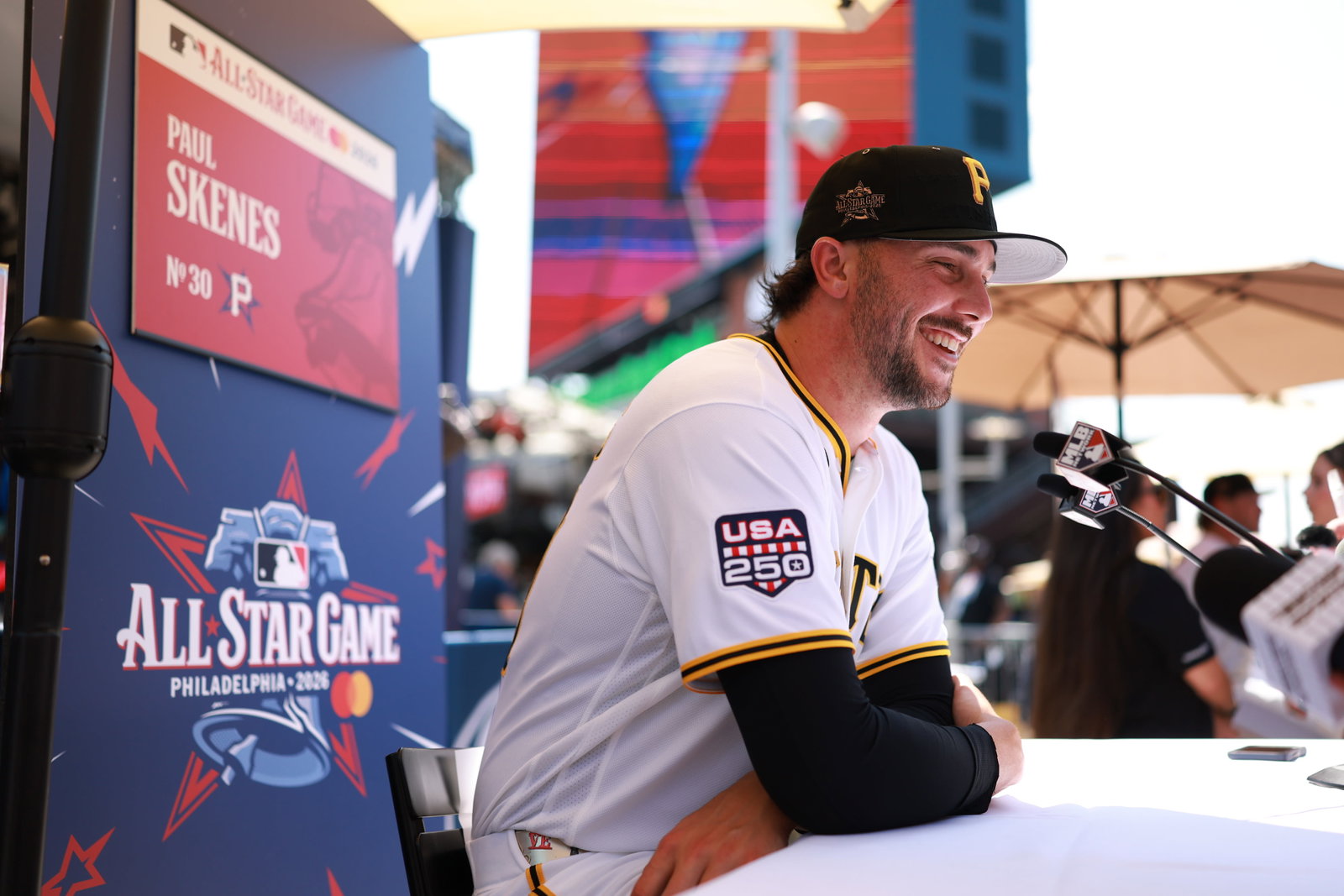 Paul Skenes at the All-Star Game