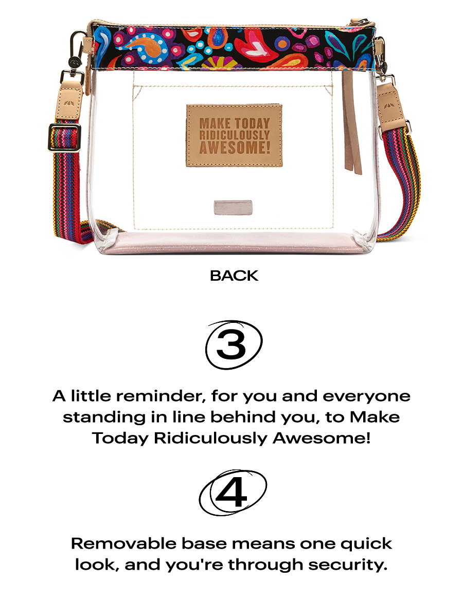Clear Sophie Downtown Crossbody