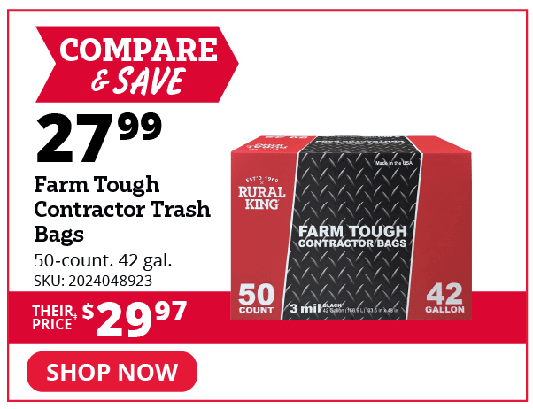 42 gal trash bags