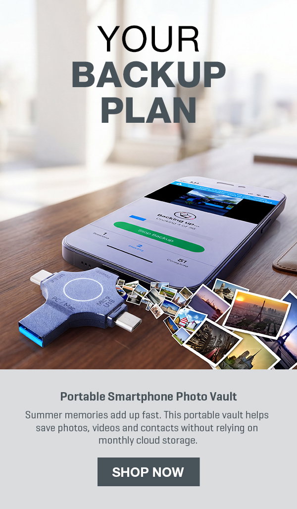 Almost Gone: Our Portable Smartphone Photo Vault. Grab yours now and get 20% off.