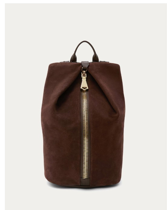 Tamitha Backpack in Fudge Suede