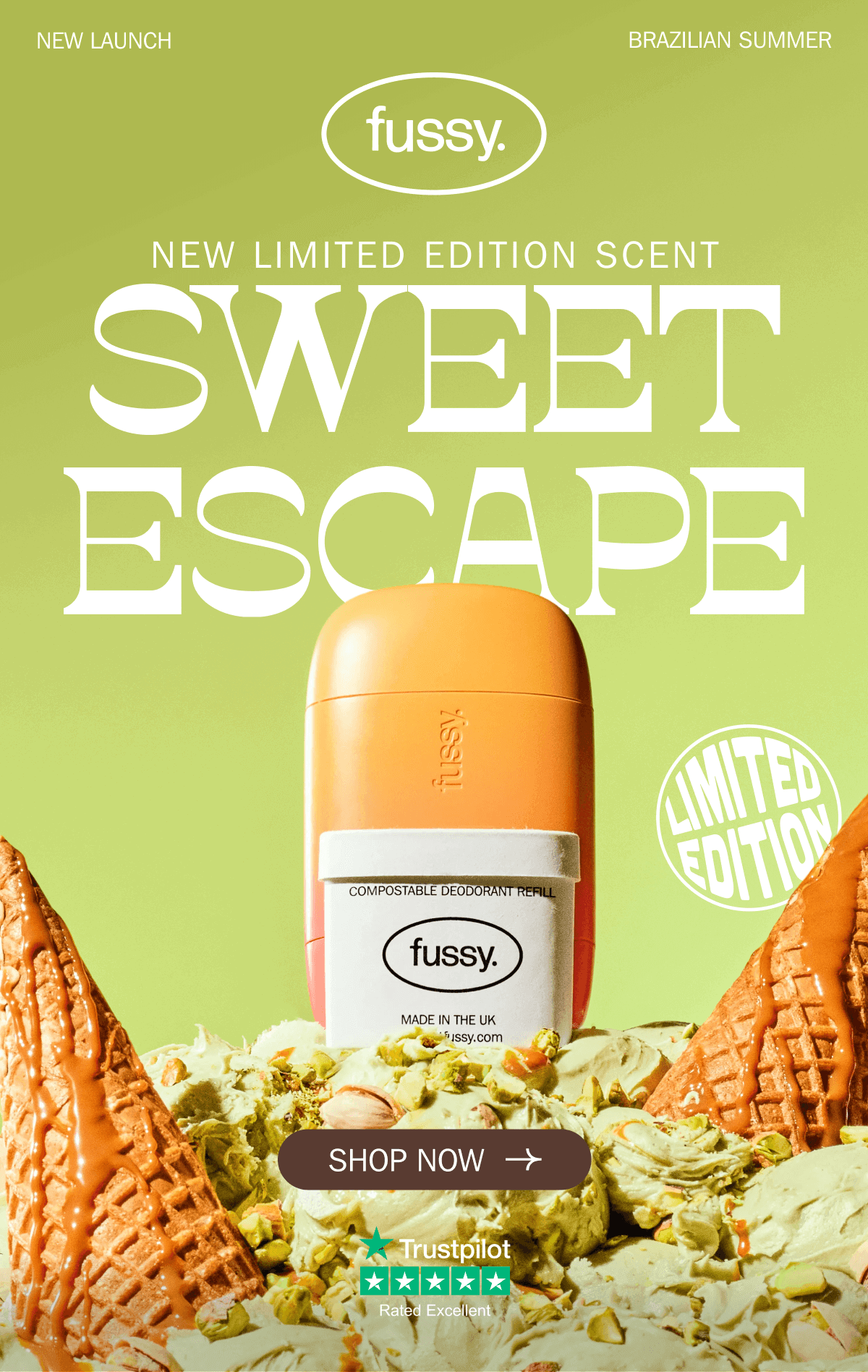 NEW LAUNCH BRAZILIAN SUMMER NEW LIMITED EDITION SCENT SWEET ESCAPE | SHOP NOW