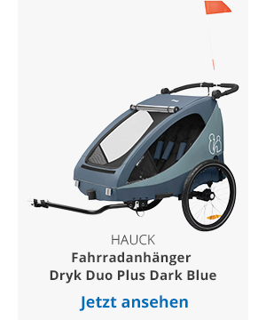 Hauck  Fahrradanhänger Dryk Duo Plus Dark Blue
