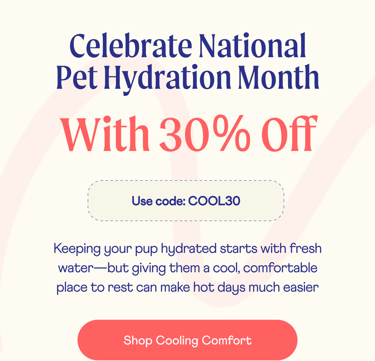 Celebrate National Pet Hydration Month
