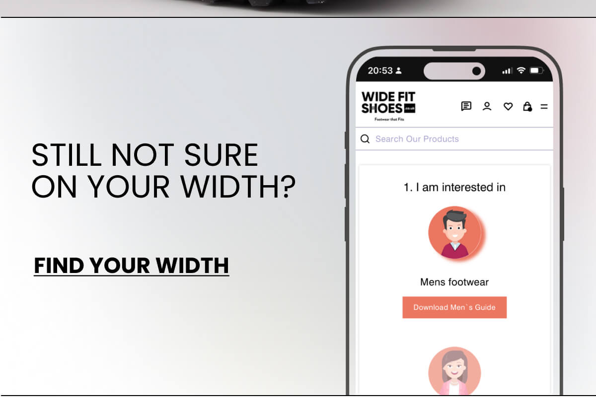 STILL NOT SURE ON YOUR WIDTH? FIND YOUR WIDTH