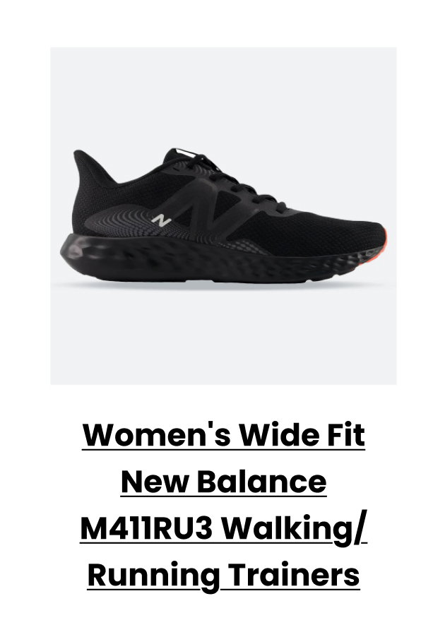 Women's Wide Fit New Balance M411RU3 Walking/Running Trainers
