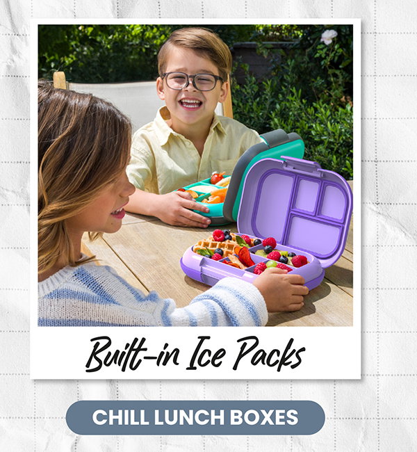 Built-In Ice Packs - Chill Lunch Boxes