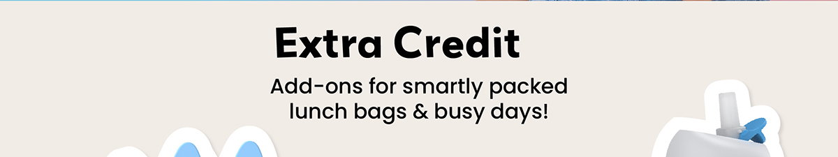 Extra Credit - Add-Ons For Smartly Packed Lunch Bags & Busy Days!