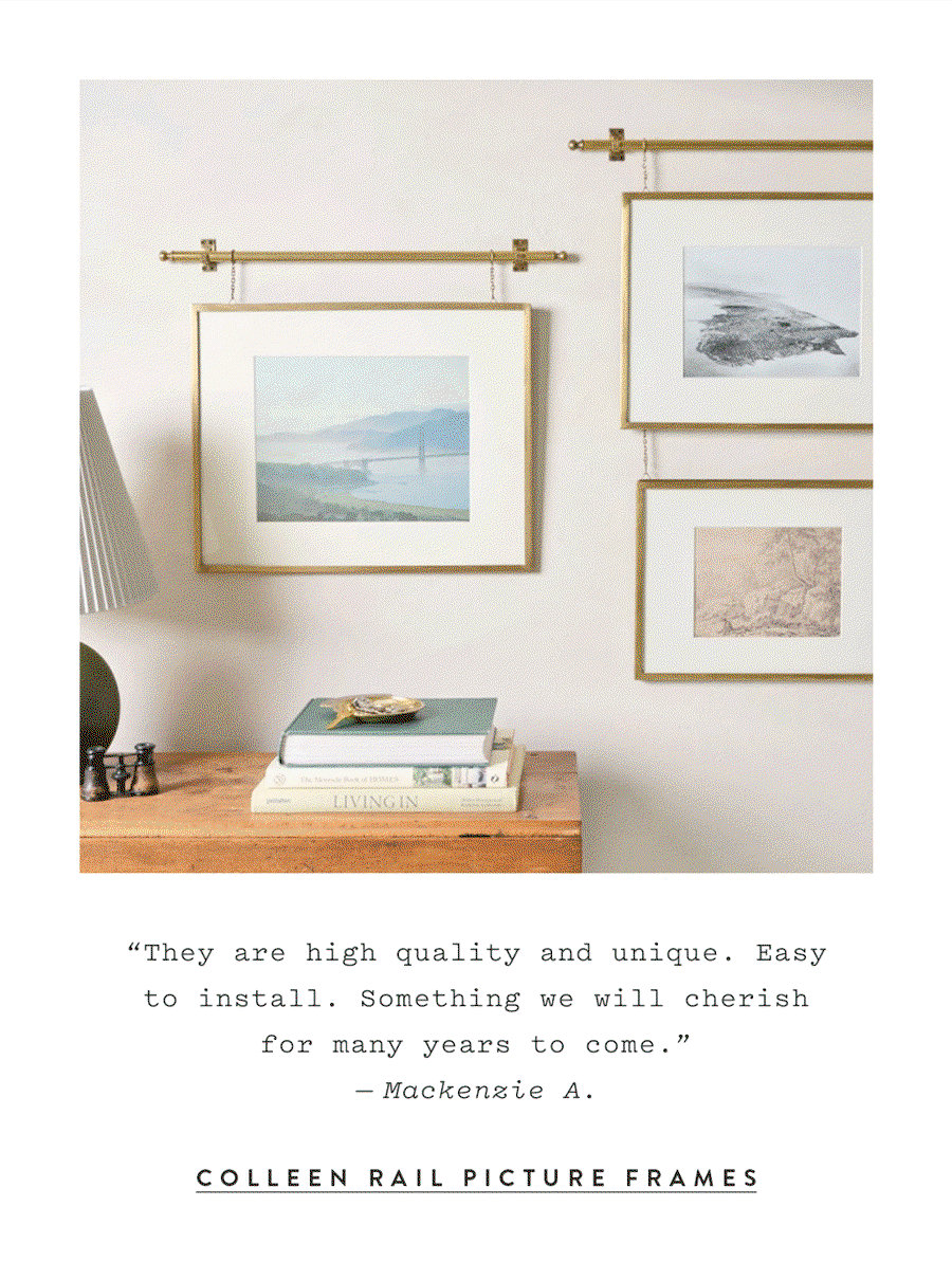 Colleen Rail Picture Frames