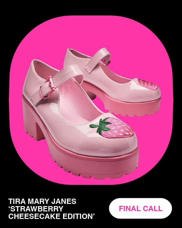 Tira Mary Janes ‘Strawberry Cheesecake Edition’