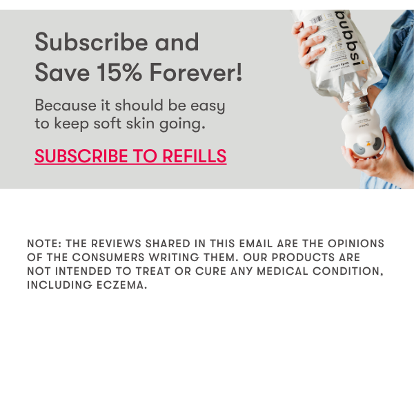 Subscribe and save 15% forever