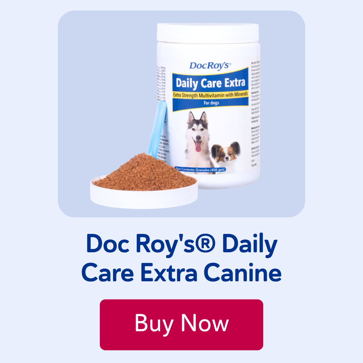 Doc Roy's® Daily Care Extra Canine