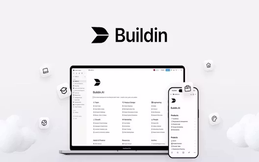 Buildin – Manage Docs, Projects & Paid Content With AI-Native Workspace