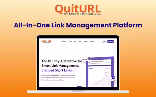QuitURL – Bitly Alternative For All-In-One Link Management | Lifetime Access