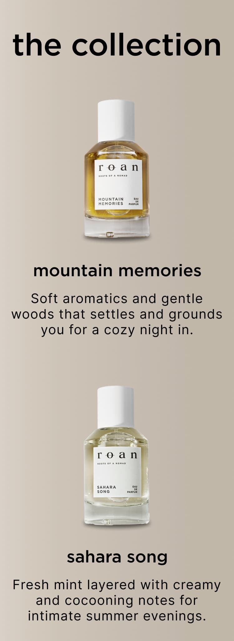 The collection - Mountain Memories, Sahara Song