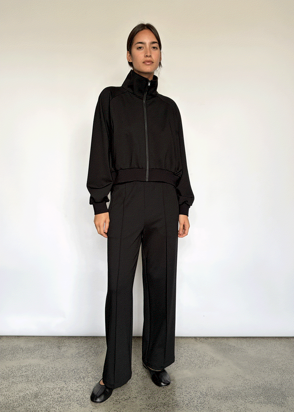 Jac + Jack Checker Jacket - Black