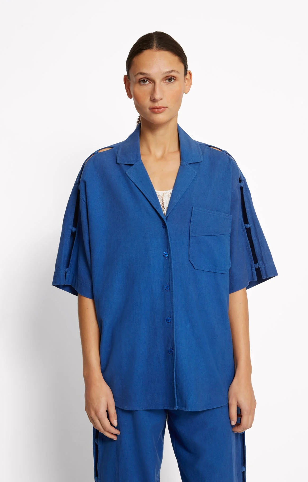 CHEMISE JULIET BLEU