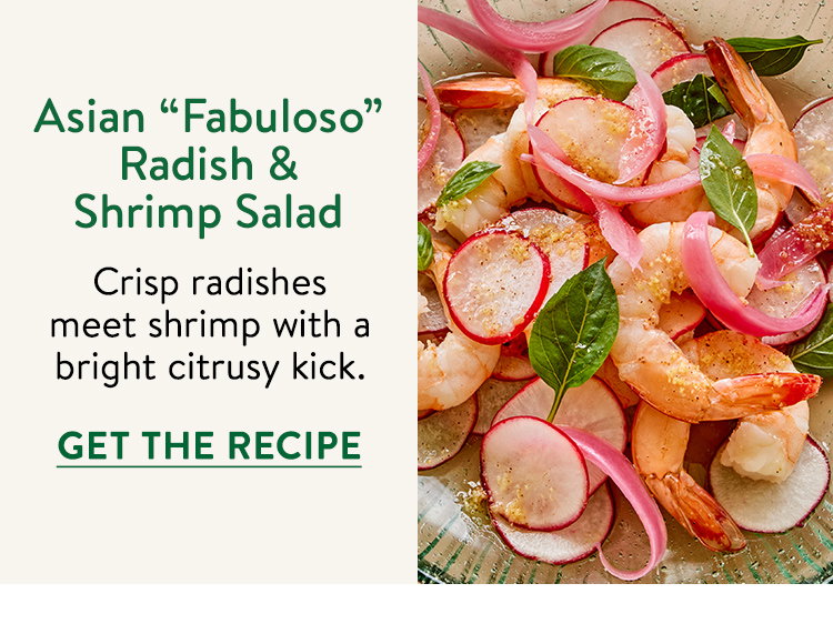 Asian “Fabuloso” Radish and Shrimp Salad Recipe