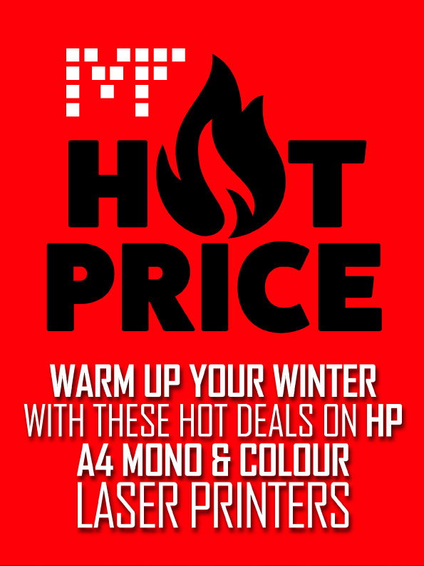 Hot Prices this Winter for Businesses with these HP A4 Mono / Colour Laser Printers