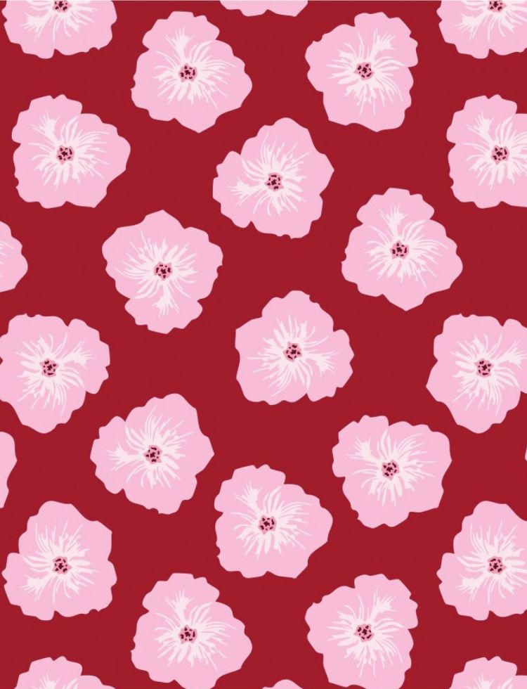 Minerva Exclusive Keechii B Style Floral Fanfare Recycled Scuba Stretch Knit POD Fabric